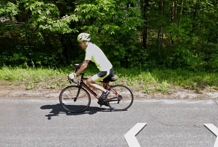 Google Earth Jim on bike